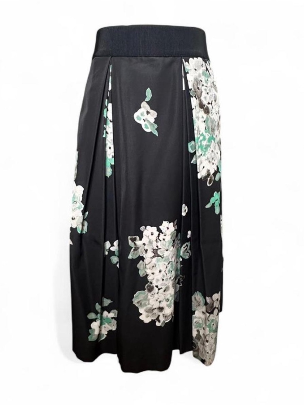 💜 Milly | 5F Bergdorf Goodman Floral Pleated Skirt (8)
